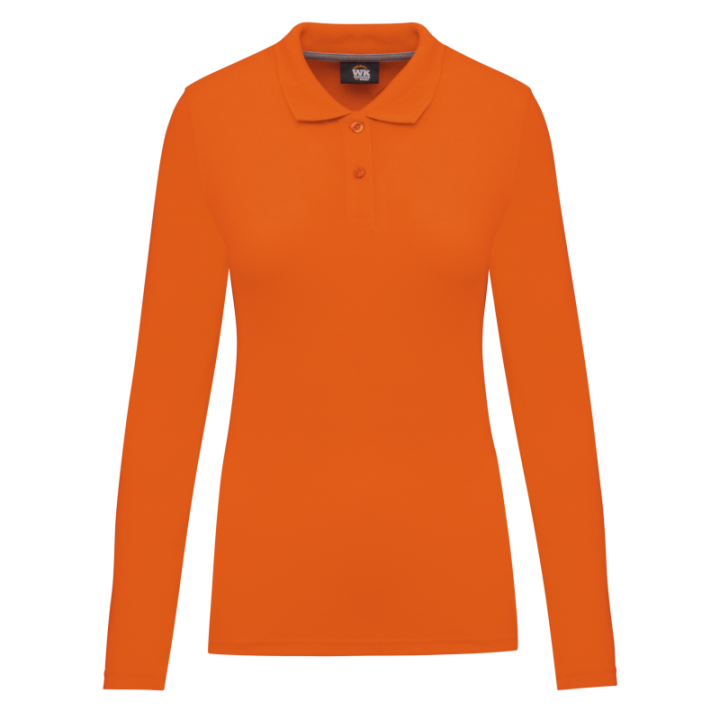 Polo manches longues femme