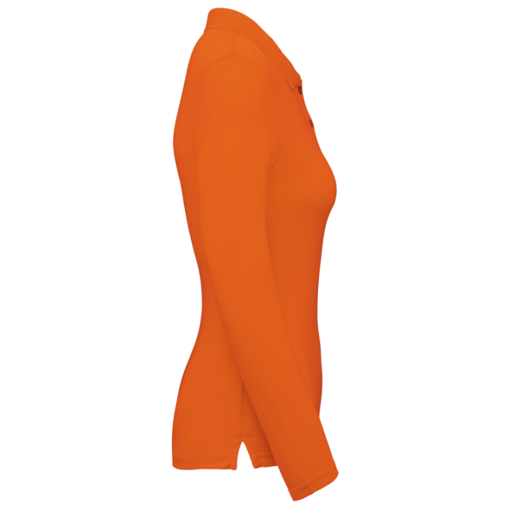 Polo manches longues femme
