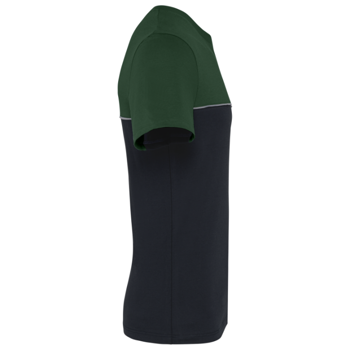 T-shirt bicolore écoresponsable manches courtes unisexe