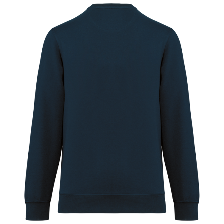 Sweat-shirt zip poche contrasté unisexe