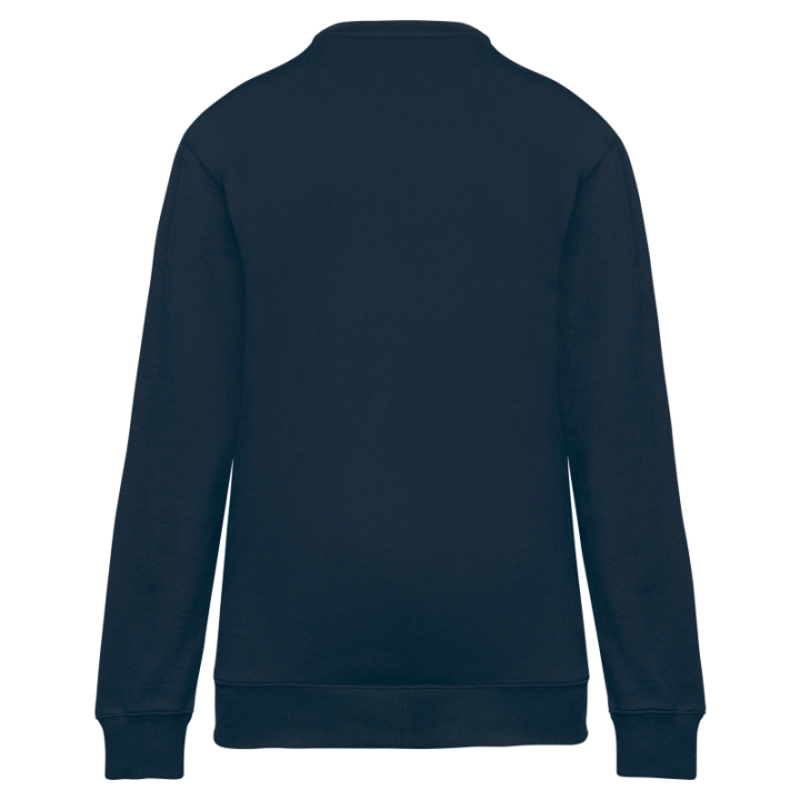 Sweat-shirt zip poche contrasté unisexe