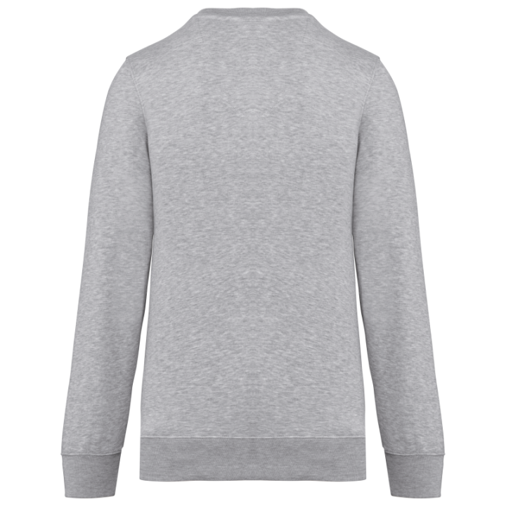 Sweat-shirt zip poche contrasté unisexe