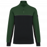 Sweat-shirt écoresponsable col zippé unisexe