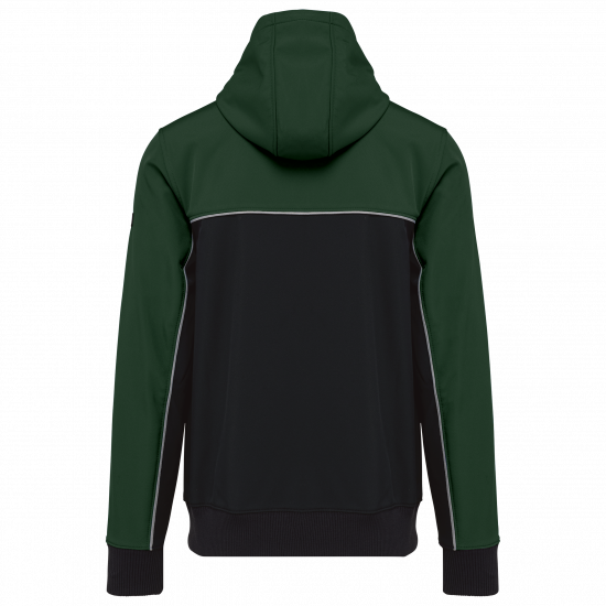 Veste softshell 3 couches bicolore unisexe