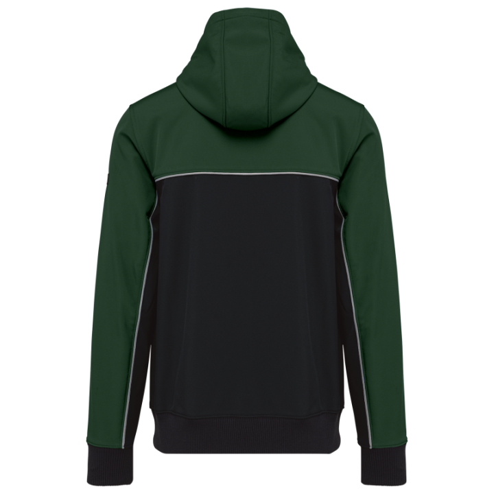 Veste softshell 3 couches bicolore unisexe