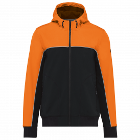 Veste softshell 3 couches bicolore unisexe