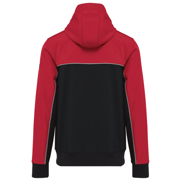 Veste softshell 3 couches bicolore unisexe