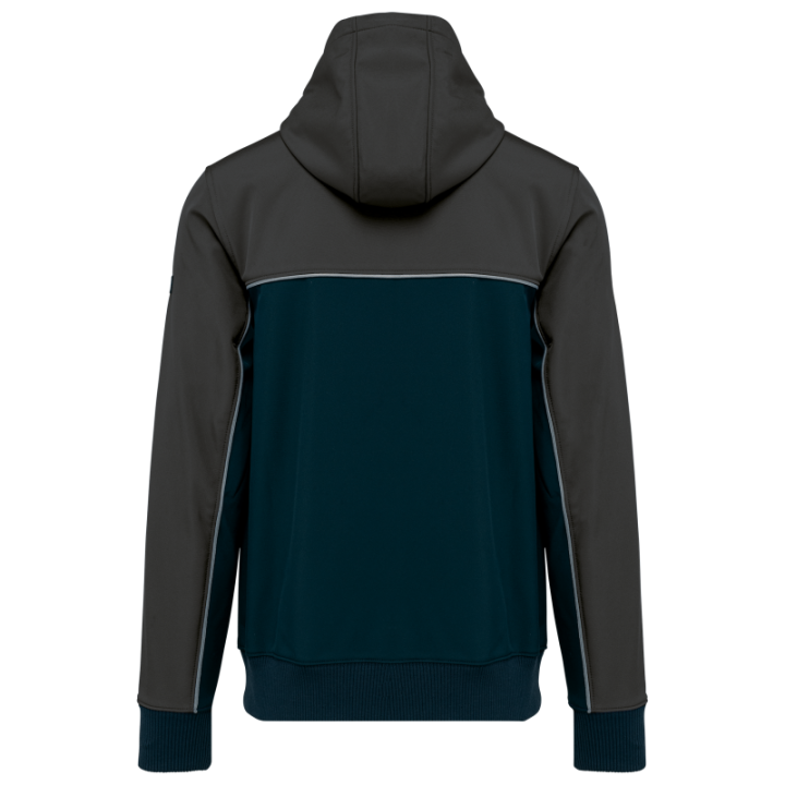 Veste softshell 3 couches bicolore unisexe