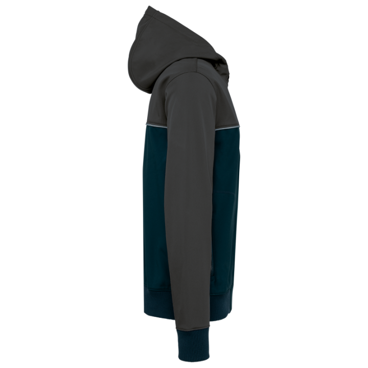 Veste softshell 3 couches bicolore unisexe