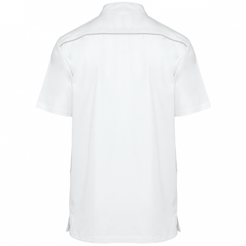 Tunique polycoton avec boutons-pression homme