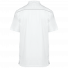 Tunique polycoton avec boutons-pression homme