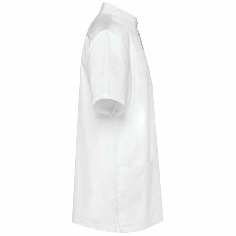 Tunique polycoton avec boutons-pression homme