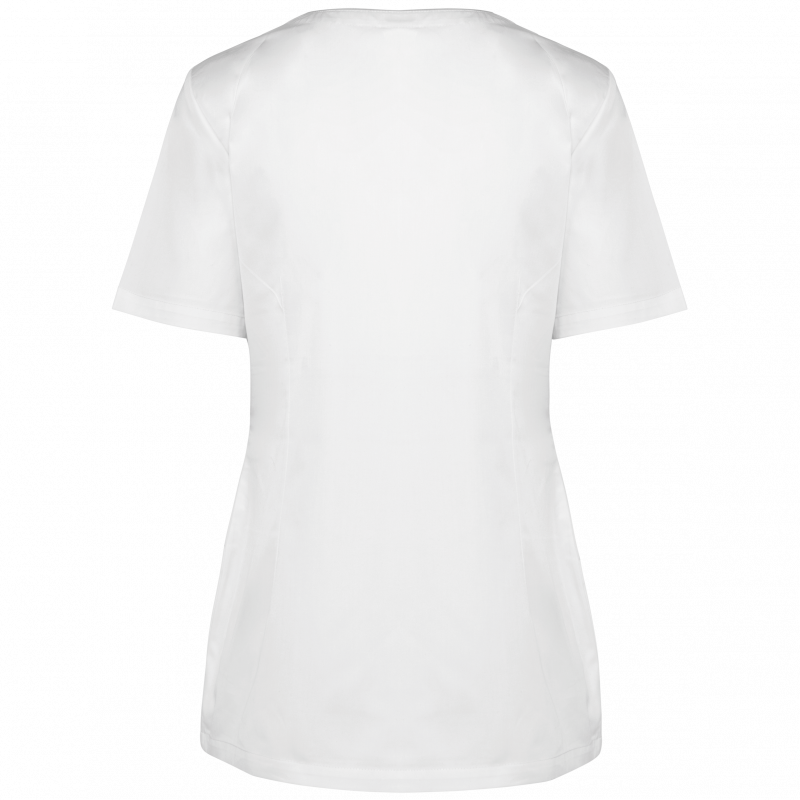 Tunique polycoton avec boutons-pression femme