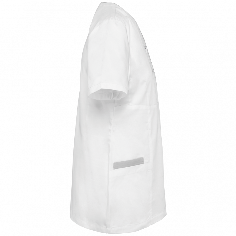 Tunique polycoton avec boutons-pression femme