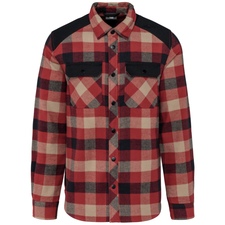Chemise à Carreaux pour Homme avec Poches