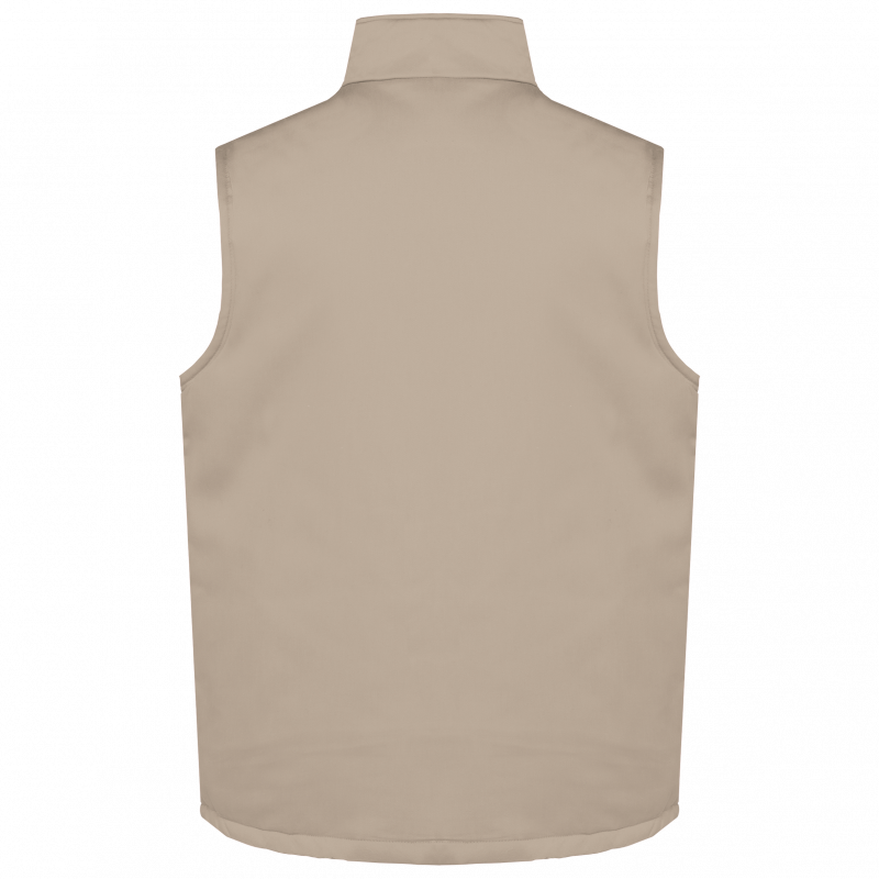Gilet polycoton multipoches rembourré unisexe