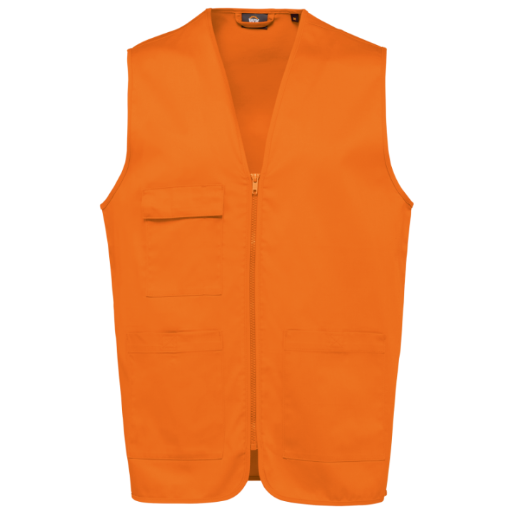 Gilet multipoches unisexe