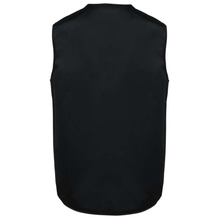 Gilet polycoton multipoches doublé unisexe