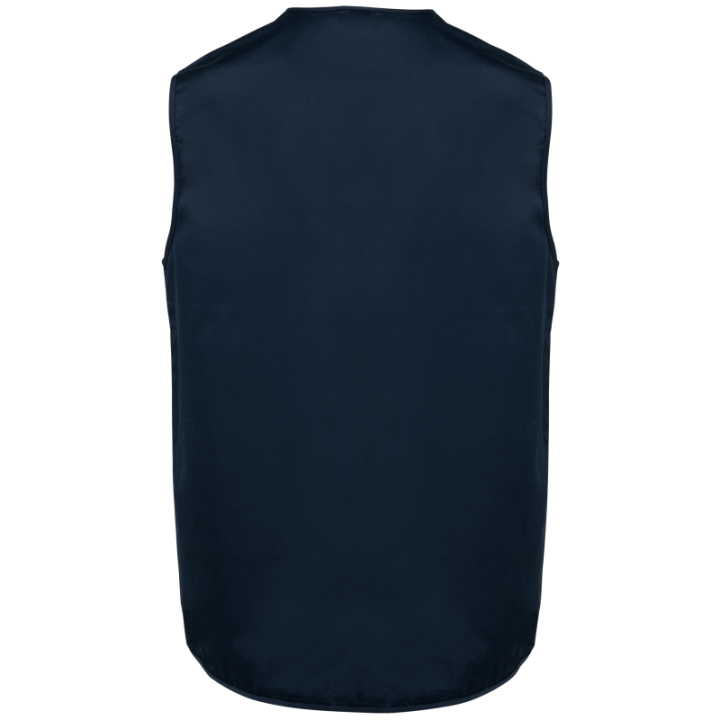 Gilet polycoton multipoches doublé unisexe