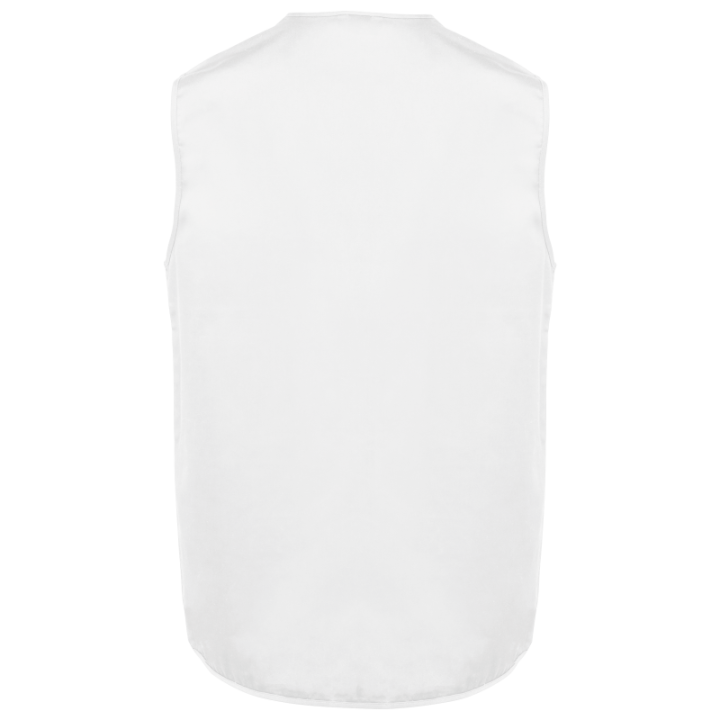 Gilet polycoton multipoches doublé unisexe