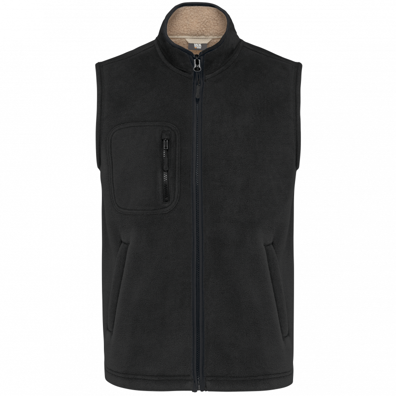 Bodywarmer Polaire Unisexe avec Intérieur Sherpa Bodywarmer Polaire Unisexe avec Intérieur Sherpa