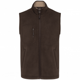 Bodywarmer Polaire Unisexe avec Intérieur Sherpa