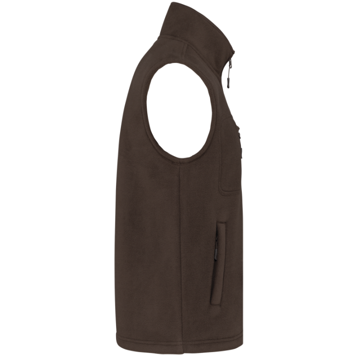 Bodywarmer Polaire Unisexe avec Intérieur Sherpa