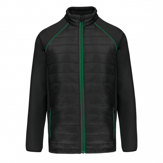 Veste unisexe bi-matière contre le froid