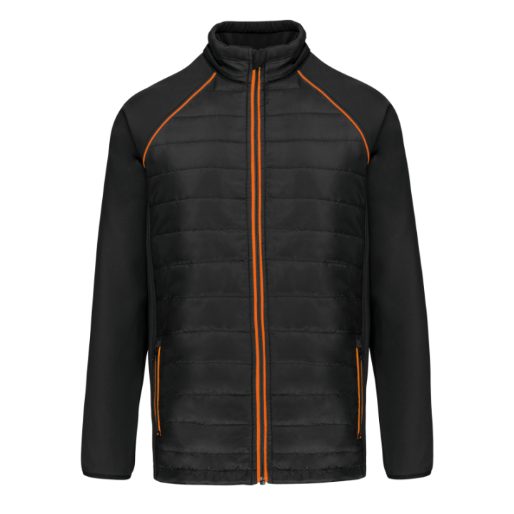 Veste unisexe bi-matière contre le froid