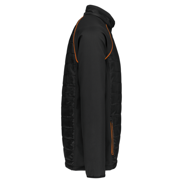 Veste unisexe bi-matière contre le froid