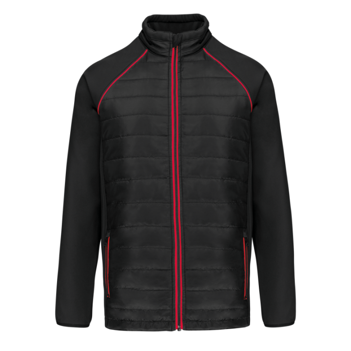 Veste unisexe bi-matière contre le froid