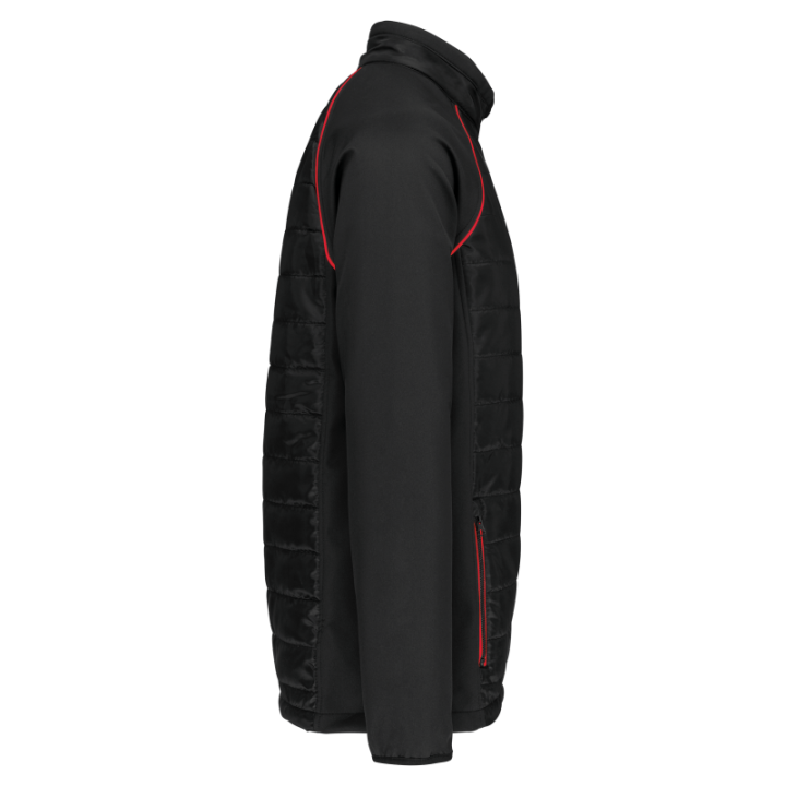 Veste unisexe bi-matière contre le froid
