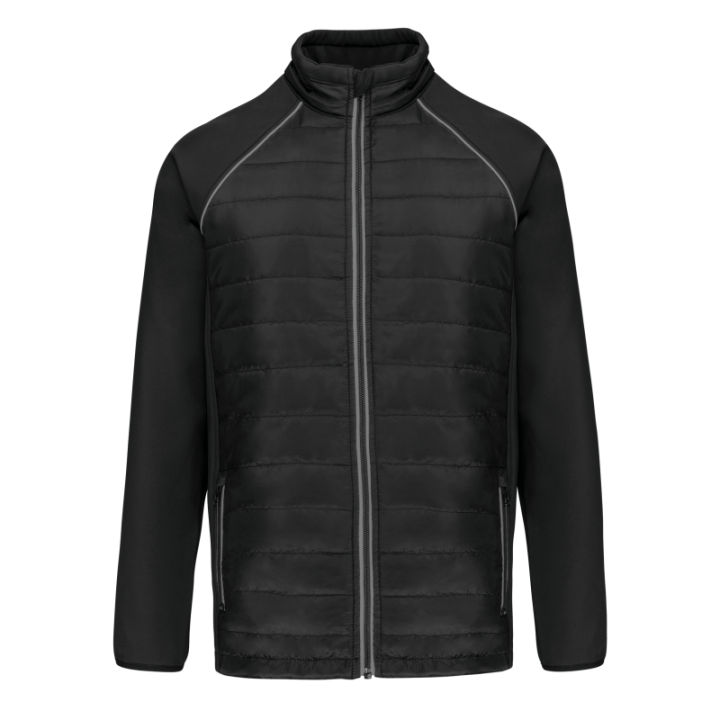 Veste unisexe bi-matière contre le froid