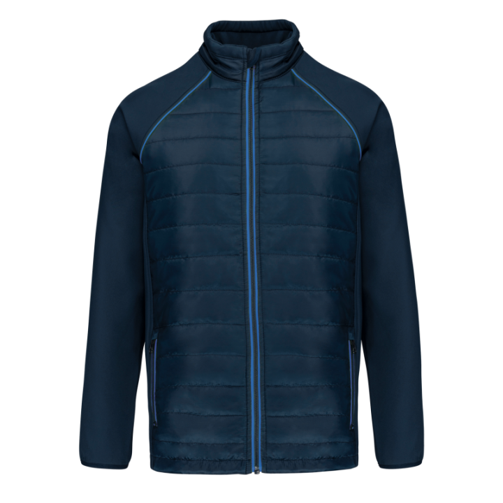 Veste unisexe bi-matière contre le froid