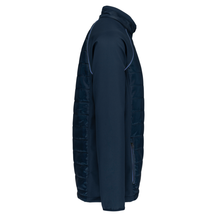 Veste unisexe bi-matière contre le froid