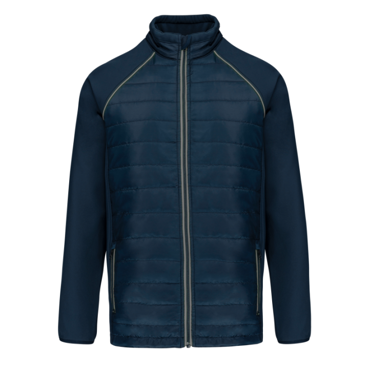 Veste unisexe bi-matière contre le froid