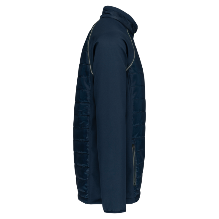 Veste unisexe bi-matière contre le froid