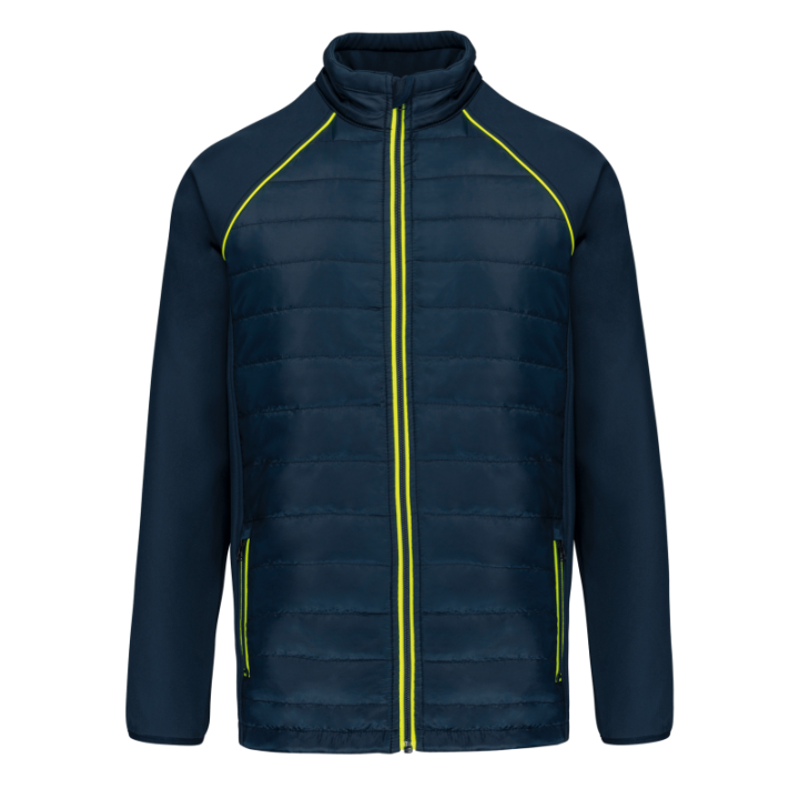 Veste unisexe bi-matière contre le froid