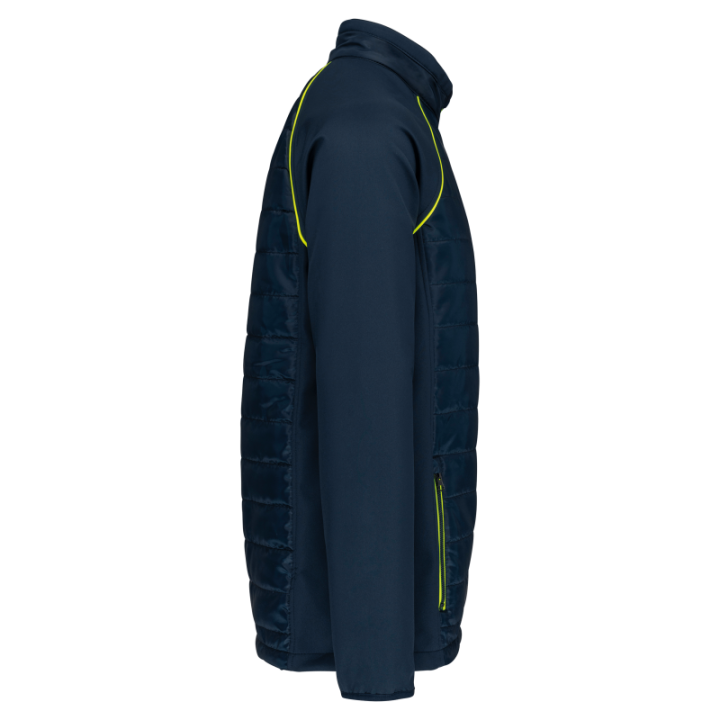Veste unisexe bi-matière contre le froid