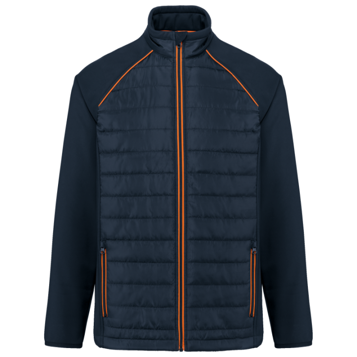 Veste unisexe bi-matière contre le froid