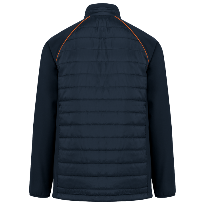 Veste unisexe bi-matière contre le froid