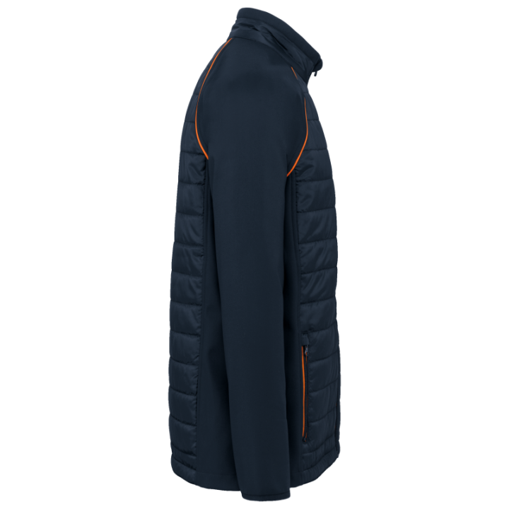 Veste unisexe bi-matière contre le froid