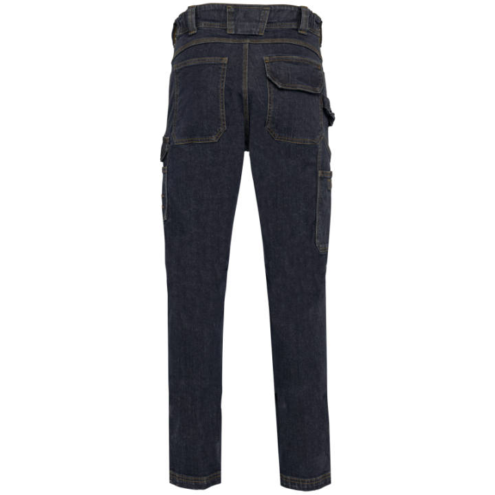 Pantalon denim multipoches homme