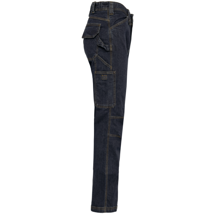 Pantalon denim multipoches homme