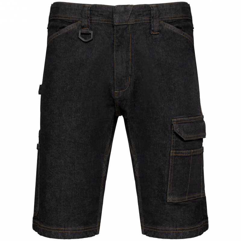 Bermuda Denim Multipoches pour Homme