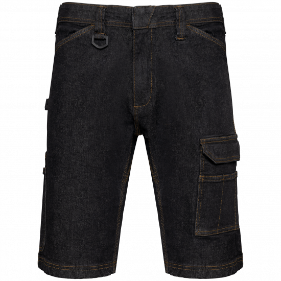 Bermuda Denim Multipoches pour Homme