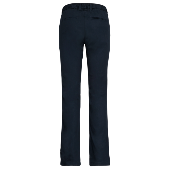 Pantalon de travail femme à ceinture élastiquée