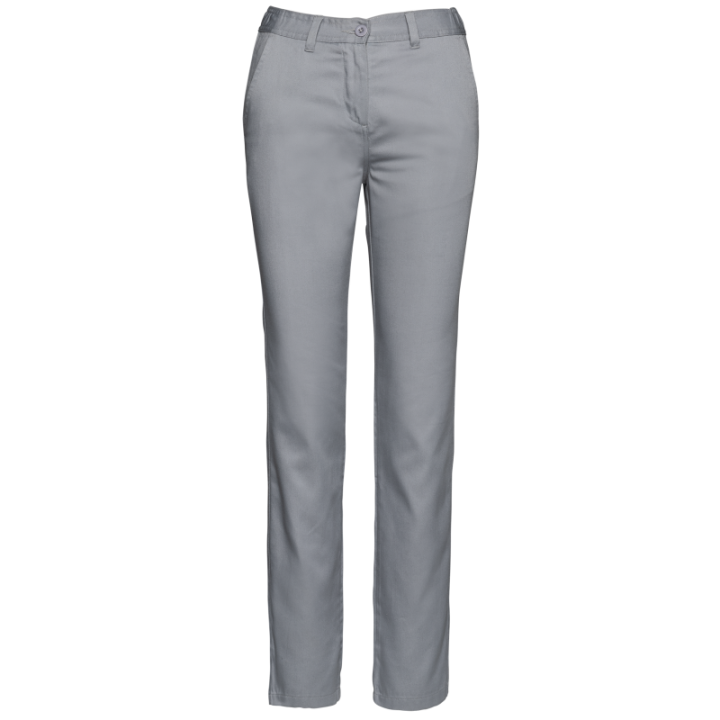 Pantalon de travail femme à ceinture élastiquée