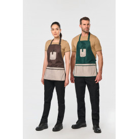 Tablier de jardinier imperméable écoresponsable unisexe