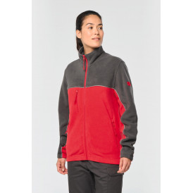Veste micropolaire bicolore écoresponsable unisexe
